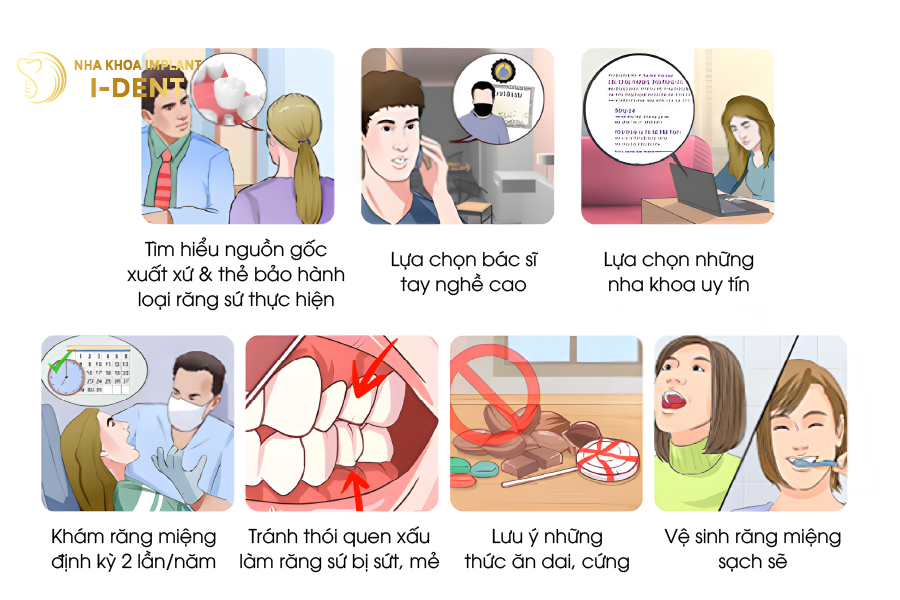 Cách ngăn chặn những tác hại của việc bọc răng sứ hậu quả làm răng sứ