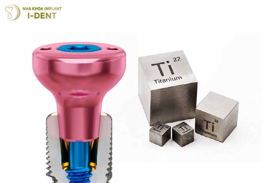 Healing Abutment chế tác từ Titanium, sứ hoặc kim loại quý Healing Abutment chế tác từ Titanium, sứ hoặc kim loại quý