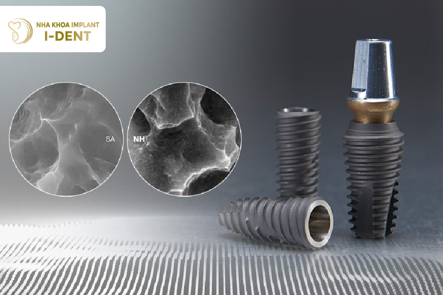 Trụ Implant Mỹ có công nghệ xử lý bề mặt trụ Implant khác nhau Trụ Implant Mỹ có công nghệ xử lý bề mặt trụ Implant khác nhau