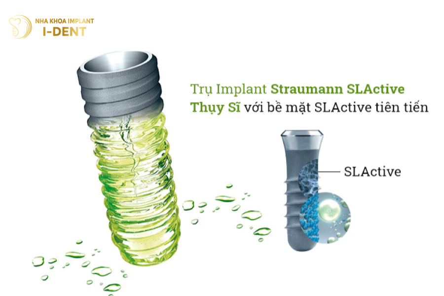 Trụ Implant Straumann SLA có thiết kế cổ điển trụ implant straumann