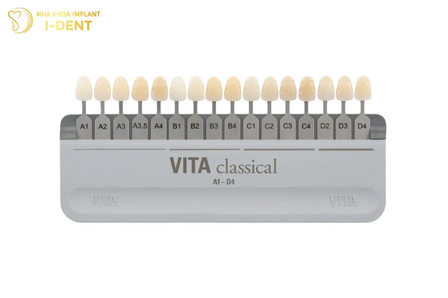 Bảng màu Vita Classic bảng màu răng sứ Lava
