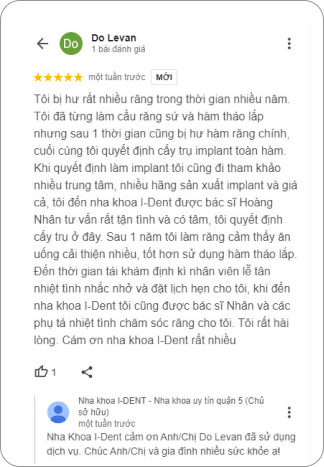 Feedback bs Hoàng Nhân 4