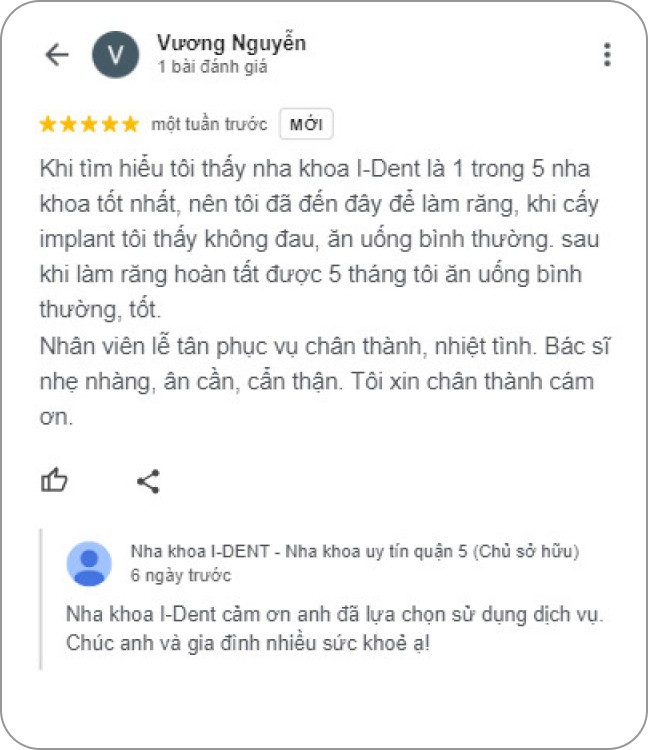 Feedback bs Lê Nhân 3