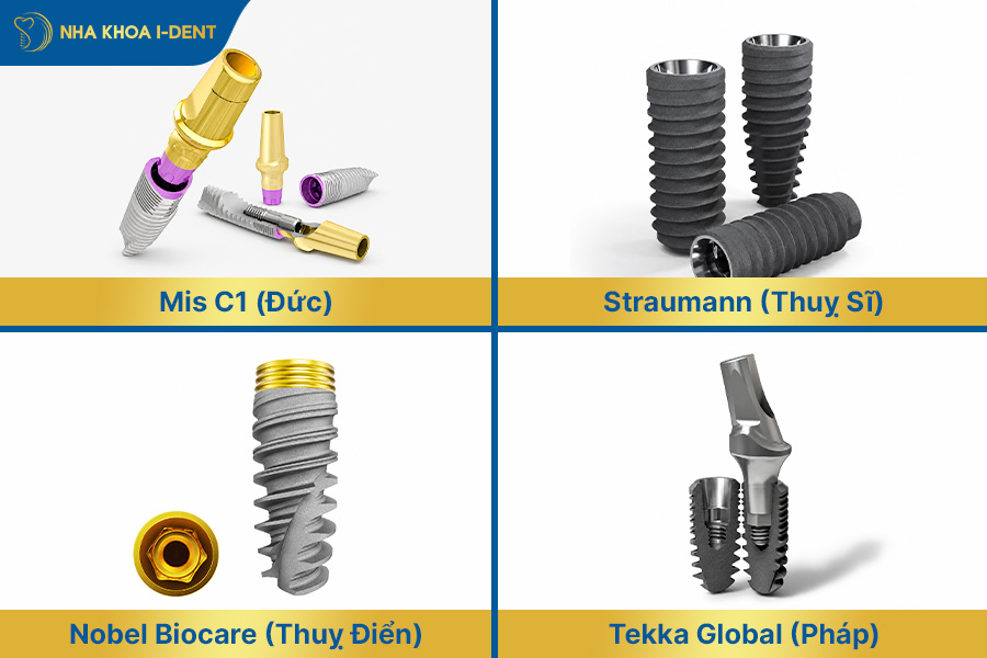 kinh nghiệm chọn loại trụ trồng răng implant - Nha khoa I-Dent