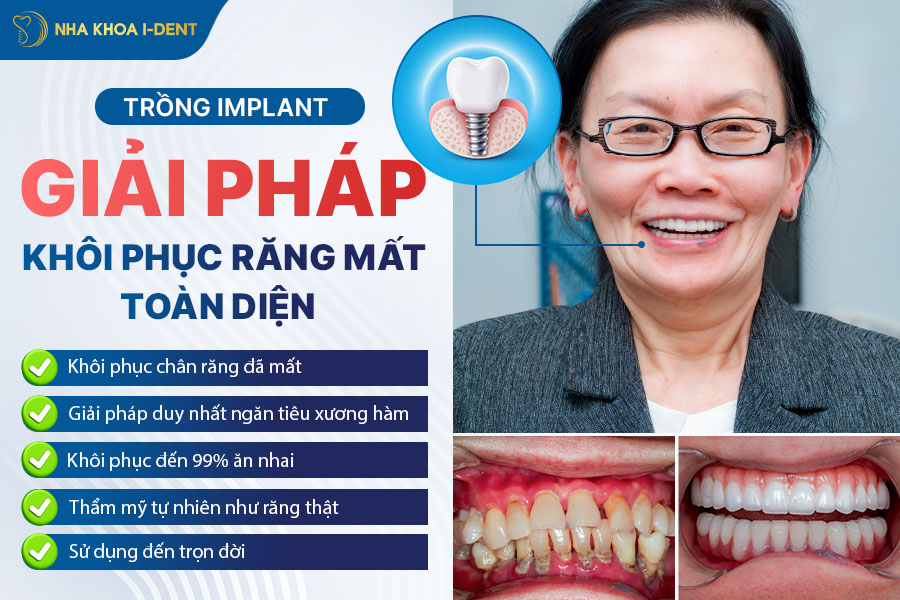 mất chân răng làm sao khắc phục